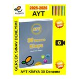 Endemik Yayınları 2026 Ayt Kimya 30 Lu Deneme Seti Tamamı Çözümlü Sınav + Tablet Dokunmatik Kalem