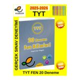 Endemik Yayınları 2026 Tyt Fen Bilimleri 20 Li Deneme Paket Sınav Hazırlık + Tablet Yazım Kalemi