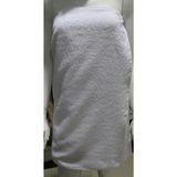 Ender Home 70X140 Armürlü Eponj Pamuklu Bukle Hamam Sauna Plaj Banyo Havlusu - 70 x 140 cm - Beyaz