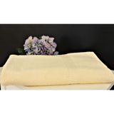 Ender Home 70x140 Çavuş Bordür Pamuklu Otel Hamam Spa Banyo Havlusu - 70 x 140 cm - Krem