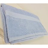 Ender Home 70x140 Çavuş Bordür Pamuklu Otel Hamam Spa Banyo Havlusu - 70 x 140 cm - Mavi