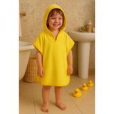 Ender Home CottonVerse Havlu Panço – %100 Pamuk Kapüşonlu - Sarı - 3 - 4 Yaş