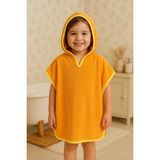 Ender Home CottonVerse Havlu Panço – %100 Pamuk Kapüşonlu - Turuncu - 3 - 4 Yaş