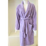 Ender Home CottonVerse Şalyaka Bornoz – %100 Pamuk, Unisex - L - XL - Lila