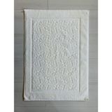 Ender Home Deniz Kabuğu Desenli Havlu Banyo Paspası – 50x70 cm - Ekru