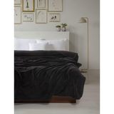 Ender Home DreamSoft Kadife TV & Koltuk Şalı Çift Kişilik – 160x220 Cm - Antrasit - 150 x 220 cm