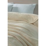 Ender Home DreamSoft Kadife TV & Koltuk Şalı Tek Kişilik – 100x150 Cm - Krem - 100 x 150 cm