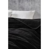 Ender Home DreamSoft Kadife TV & Koltuk Şalı Tek Kişilik – 100x150 Cm - Siyah - 100 x 150 cm