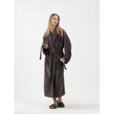 Ender Home DreamSoft Şalyaka Bornoz – Kadife, Unisex - L - XL - Antrasit