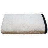 Ender Home Flower Kurulama Havlusu – %100 Pamuk, 70x140 - Siyah - 70 x 140 cm