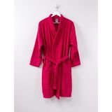 Ender Home Kimono Bornoz %100 Pamuk Unisex - S - M - Fuşya