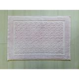 Ender Home Mozaik Desenli Havlu Banyo Paspası – 50x70 cm - Açık Pembe