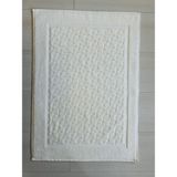 Ender Home Mozaik Desenli Havlu Banyo Paspası – 50x70 cm - Ekru