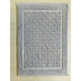 Ender Home Mozaik Desenli Havlu Banyo Paspası – 50x70 cm - Gri