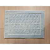 Ender Home Mozaik Desenli Havlu Banyo Paspası – 50x70 cm - Mint