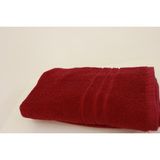 Ender Home ThermaCotton El Yüz Spor Havlusu – %100 Pamuklu Solmaz Renk 40x90 Cm - Bordo - 40 x 90 cm