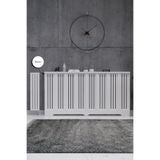 ENDLESS SHOPPİNG Petek Kaplama Modern Radyatör Kapatma Ünitesi Ön Panel MDF Tasarım İç ölçü 156 cm Dış Ölçü 160 cm