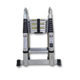 Endokon 250 + 250 Cm. - 8+8 Basamaklı Teleskopik Merdiven - A Tipi Uzayan Merdiven