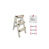 Endokon Geniş Basamaklı Katlanır Alüminyum Basamak Merdiven - 3 Basamaklı
