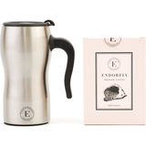 Endorfia Çelik Termos Bardak Gümüş - Premium Filtre Kahve No:30