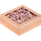 Endorfia Gül Yapraklı Güllü Lokum - Küçük Kurumsal Kutu - Rose