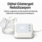 Endostall AXD-305 Dijital Göstergeli Kompresör Nebülizatör Sessiz Zaman Ayarlı Nebulizatör
