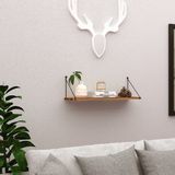 Endpa Armoni 1 30x72 cm Yerli Ceviz Raflı Set