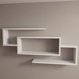 Endpa Loft Duvar Rafi Beyaz