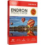 Endron 15 X 21 Cm Inkjet Fotoğraf Kağıdı 100 Adet 270 Gr Mürekkep Yazıcı A5 148Mmx210mm Parlak
