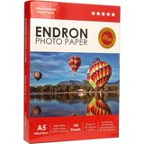 Endron 15 x 21 cm inkjet fotoğraf kağıdı Ultra Premium 100 adet 270 gr Mürekkep yazıcı uyumlu A5 148mmX210mm Parlak