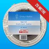 Endur Rg6/u4 Çanak Anten Uydu Kablosu (250 metre)