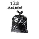 Endüstırıyel Battal Boy Çöp Poşeti Siyah 10 Adet 72X95 Cm Kolide 20 Paket