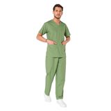 Endüstri Giyim Şensel, Erkek Hastane Takım, V Yaka, Yeşil -48E1222- İş Elbisesi Yeşil 2XL