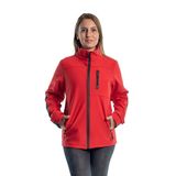 Endüstri Giyim Şensel, Kadın SoftShell Mont, Kırmızı -91E2379- Su İtici Kırmızı 3XL