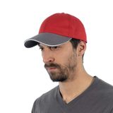 Endüstri Giyim Şensel, Spor Şapka, Kırmızı-Gri -110E302- Günlük Şapka, Outdoor