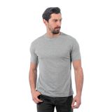 Endüstri Giyim Sıfır Yaka Tişört, Gri -112E630- Bisiklet Yaka Tshirt, T-shirt Gri M