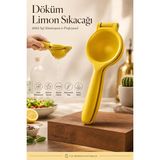 Endüstriyel Sarı Limon Sıkacağı 6061 Saf Alüminyum Döküm Profesyonel Narenciye Sıkma Presi B - Çok Renkli - Standart