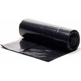 Endüstriyel Siyah Çöp Torbası Jumbo 300 gr 80X110 10 Adet x 5 Paket Çöp Poşeti