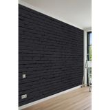 Endüstriyel Tuğla Duvar Dokulu Tek Parça Tekstil Duvar Kağıdı, 200 x 300