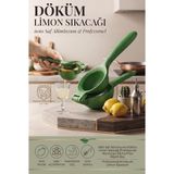 Endüstriyel Yeşil Limon Sıkacağı 6061 Saf Alüminyum Döküm Profesyonel Narenciye Sıkma Pres - Çok Renkli - Standart
