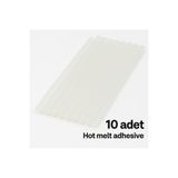 Endüstriyelkesim Hot Melt Yapıştırıcı Silikon Çubuğu Güçlü Yapıştırma – 10'lu Paket (Şeffaf)