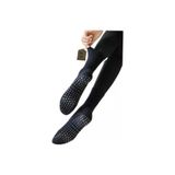 ENEFENDİ TYC0A24CF615A0A410 Yoga Çorabi Alti Tirtikli Kadin Kaymaz Taban Pamuklu Siyah Soket Pilates Tenis Çorap Alti Havlulu