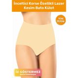 Enenstyle Fashion Boutique enENSTYLE FASHION BOUTIQUEYüksek Belli Toparlayıcı Lastikli Inceltici Korse Özellikli Şerit Göstermez Dikişsiz Ten Bato Külot