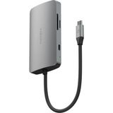 Energea Aluhub Hd Pro 2 100W Type-C Pd Şarj Destekli 8in1 4K Hub Dönüştürücü - Siyah
