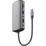 Energea Aluhub Max 100W Type-C Pd Şarj Destekli 11IN1 4K Hub Dönüştürücü - Siyah