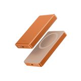 Energea AluPac 10K 10.000 mAh 20W Type-C ve 15W Kablosuz Şarj Çıkışlı PD Hızlı Şarj Kablosuz Şarj Özellikli Powerbank