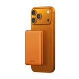 Energea AluPac Mini 5K 5.000 mAh 20W Type-C ve 15W Kablosuz Şarj Çıkışlı PD Hızlı Şarj Kablosuz Şarj Özellikli Powerbank - Turuncu