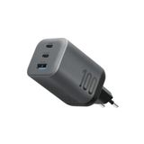 Energea Ampcharge Mini 100 2 Adet 100W Type-C ve 1 Adet 30W USB Çıkışlı Pd Pps Qc 3.0 Gan Hızlı Şarj Aleti - Siyah