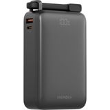 Energea Compac ULTRA67 20.000MAH 2 Adet 67W Type-C ve 18W USB Çıkışlı 100W Kablolu Pd Şarj Powerbank - Siyah