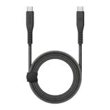 Energea Flow 1M USB 3.2 GEN 2 240W Type-C to Type-C PD Hızlı Şarj Kablo - Siyah